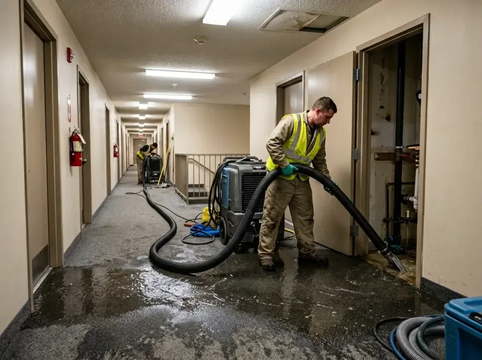 multi-unit-apartment-hallway-f-005 — frequently asked questions, Emergency Burst Pipe Water Extraction & Removal in Stanton,…